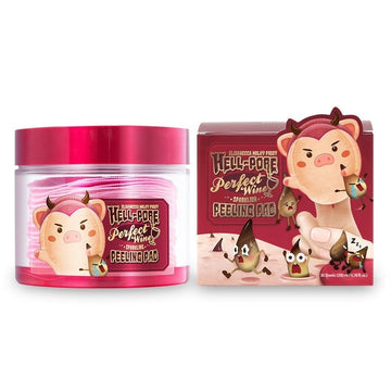 Elizavecca Hell-Pore Perfect Wine Sparkling Peeling Pad