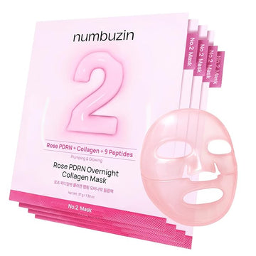 Nambuzin No.2 Rose PDRN Overnight Collagen Mask (4ea)