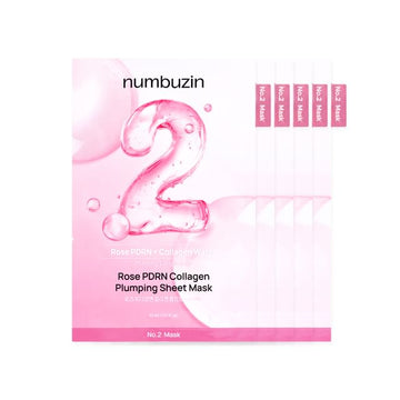 Nambuzin No.2 Rose PDRN Collagen Plumping Sheet Mask (5ea)