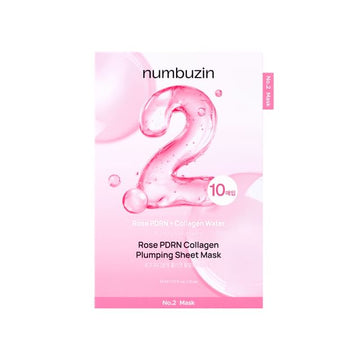Nambuzin No.2 Rose PDRN Collagen Plumping Sheet Mask (10ea)