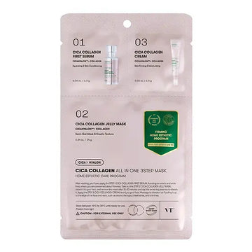 VT Cosmetics CICA COLLAGEN ALL IN ONE 3STEP MASK