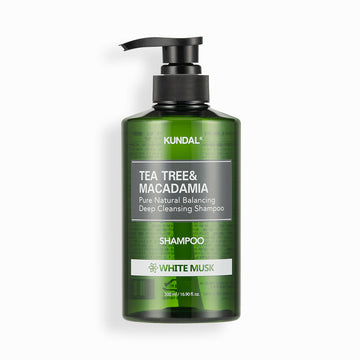 KUNDAL Tea Tree & Macadamia Deep Cleansing Shampoo 500ml - Cherry Blossom