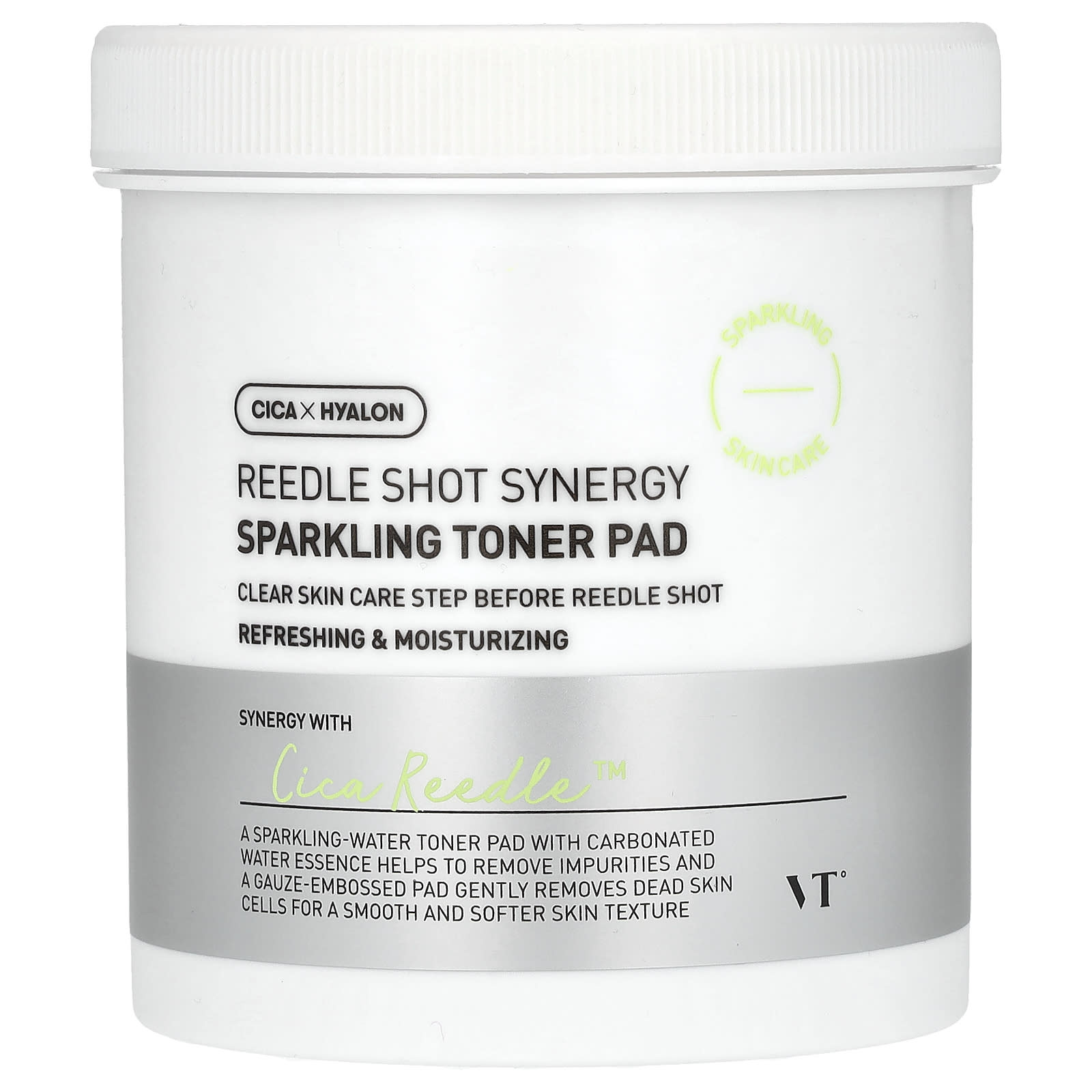 VT Cosmetics  REEDLE SHOT SYNERGY SPARKLING TONER PAD