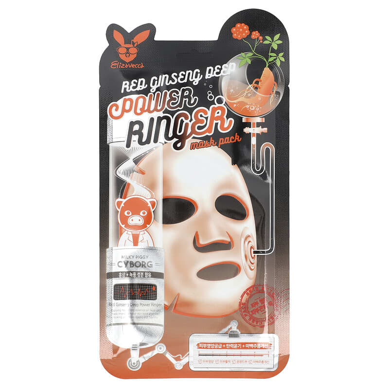 Elizavecca Red Ginseng Deep Power Ringer Mask Pack