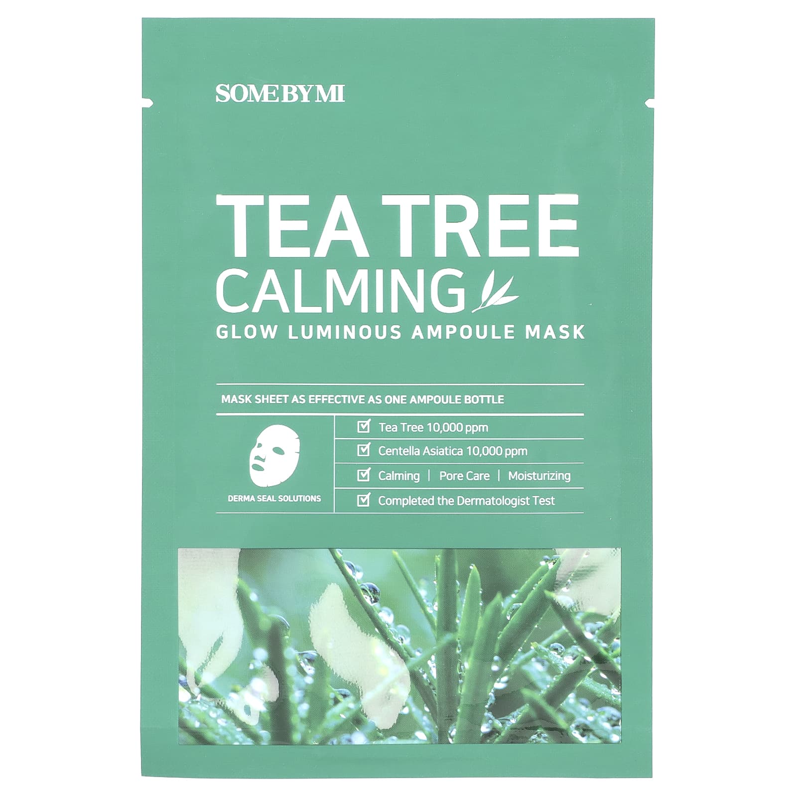 SOME BY MI 30 DAYS TEA TREE CALMING GLOW LUMINOUS AMPOULE MASK