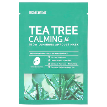 SOME BY MI 30 DAYS TEA TREE CALMING GLOW LUMINOUS AMPOULE MASK