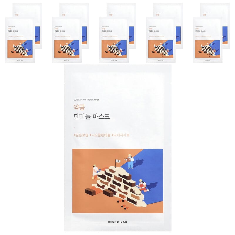 ROUND LAB SOYBEAN PANTHENOL MASK 25ml (10ea)