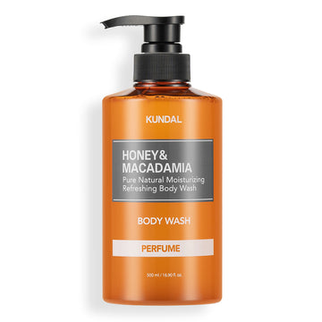 KUNDAL Honey & Macadamia Pure Body Wash 500ml - Cherry Blossom