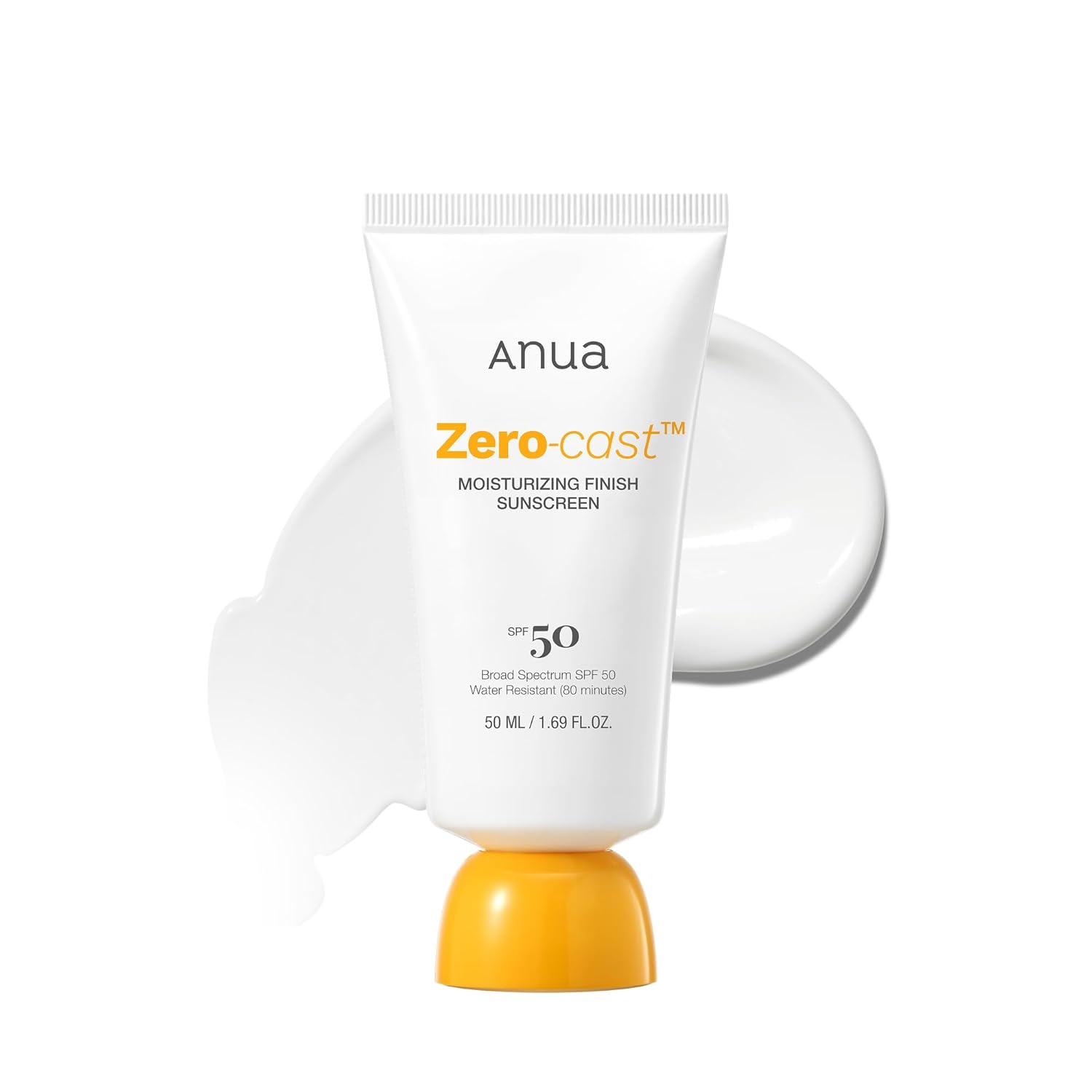 ANUA ZERO-CAST MOISTURIZING FINISH SUNSCREEN 50ml
