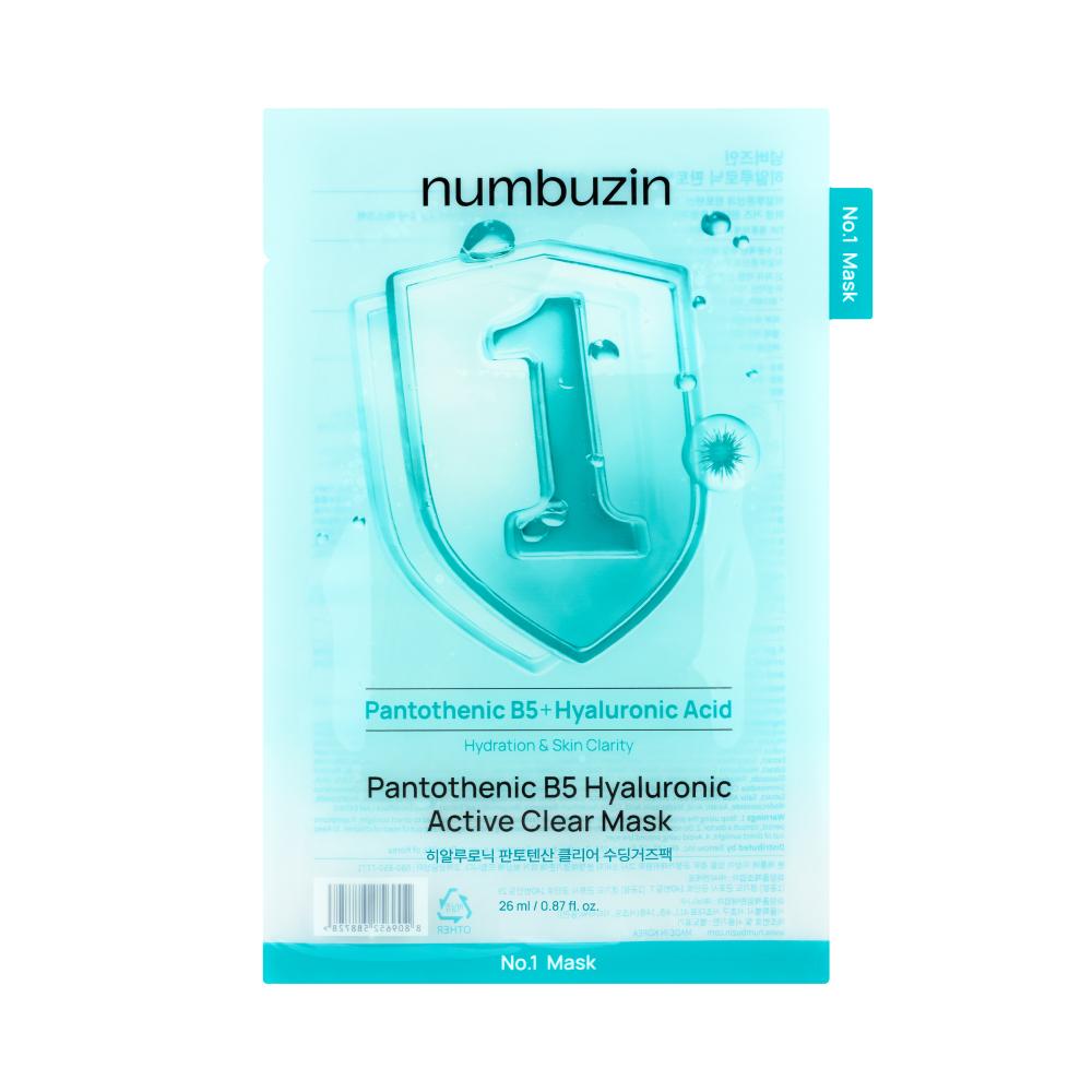 Nambuzin No.1 Pantothenic B5 Hyaluronic Active Clear Mask (1ea)