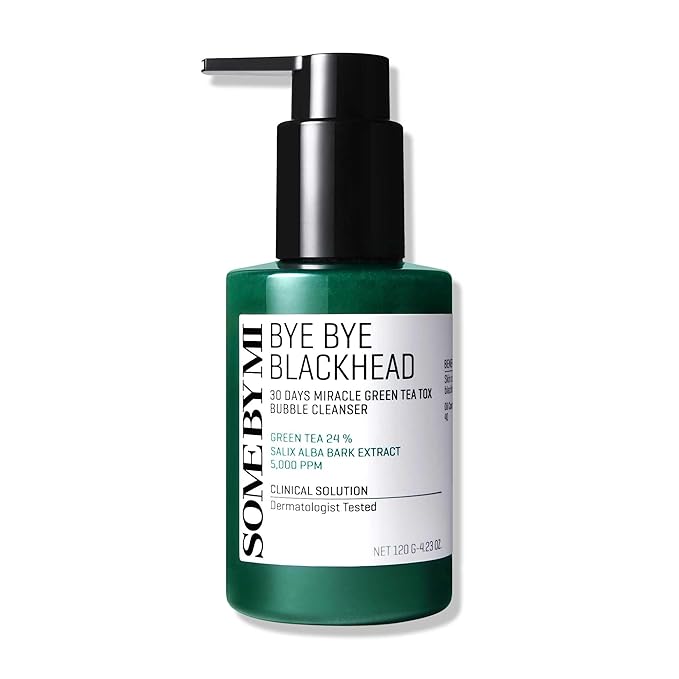 SOME BY MI BYE BYE BLACKHEAD 30 DAYS MIRACLE GREEN TEA TOX BUBBLE CLEANSER [120g]