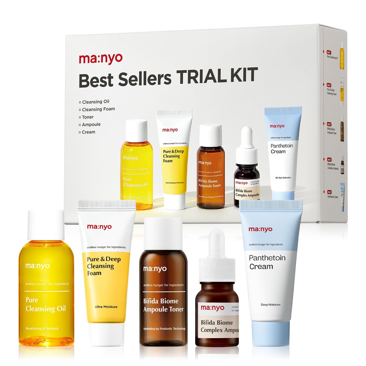 Manyo ma:nyo BEST SELLERS TRIAL KIT