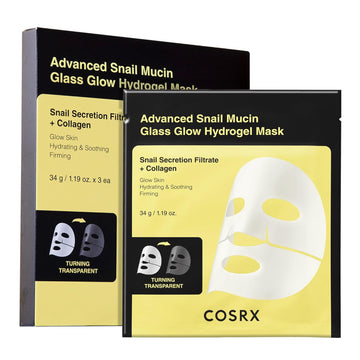 Cosrx Advanced Snail Mucin Glass Glow Hydrogel Mask_3 ea [NEW]