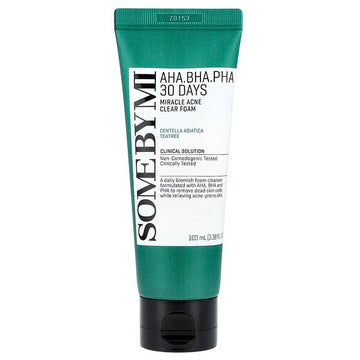 SOME BY MI AHA-BHA-PHA 30 DAYS MIRACLE ACNE CLEAR FOAM [100ml]