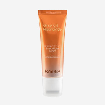 FarmStay Ginseng & Niacinamide Facial Neck Roller Serum 55ml