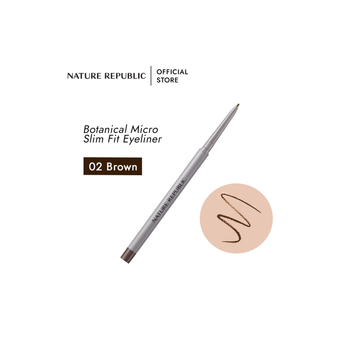 BOTANICAL MICRO SLIM FIT EYELINER 02 BROWN