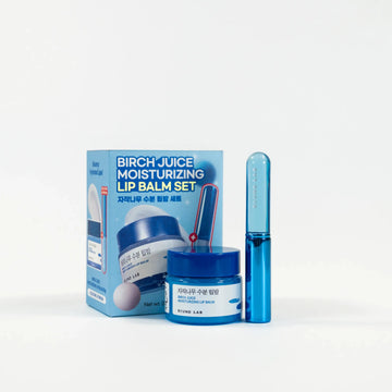 Round Lab Birch Juice Moisturizing Lip Balm Set(+Brush)