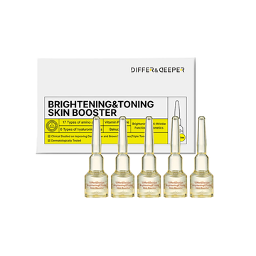 Differ&Deeper Brightening & Toning skin booster Starter Pack 2ml x 5ea