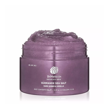 Dr.Melaxin Guerande Sea Salt Perfume Body Scrub Dark Amber & Vanilla 450g