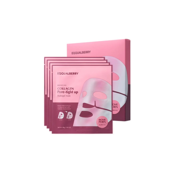 EQQUALBERRY COLLAGEN PORE-TIGHT UP HYDROGEL MASK 30g | 4sheets (with Unit Carton)