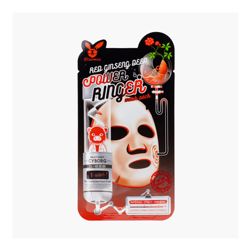 Elizavecca Red Ginseng Deep Power Ringer Mask Pack 23ml x 10ea