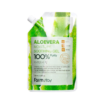 FarmStay Aloevera Moisture Soothing Gel (Pouch) 100ml