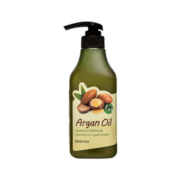 FARMSTAY ARGAN OIL COMPLETE VOLUME UP SHAMPOO & CONDITIONER