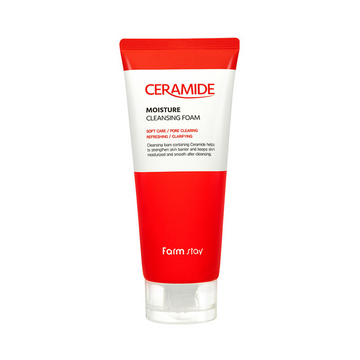 FARMSTAY CERAMIDE MOISTURE CLEANSING FOAM