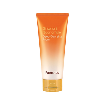 FARMSTAY GINSENG & NIACINAMIDE DEEP CLEANSING FOAM
