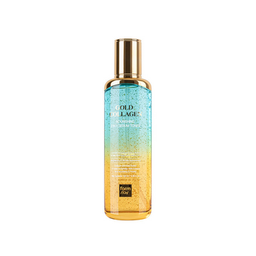 FARMSTAY GOLD COLLAGEN NOURISHING 2 IN 1 SERUM TONER