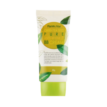 FARMSTAY GREEN TEA SEED PURE ANTI-WRINKLE BB CREAM