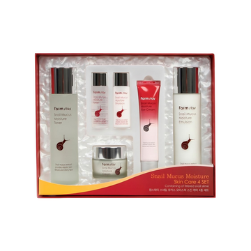 FARMSTAY SNAIL MUCUS MOISTURE SKIN CARE 4 SET