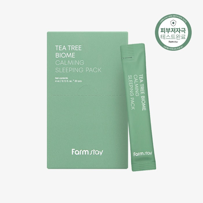 FarmStay Tea Tree Biome Calming Sleeping Pack 4ml x 20
