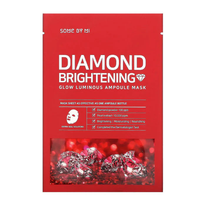 SOME BY MI RED DIAMOND BRIGHTENING GLOW LUMINOUS AMPOULE MASK
