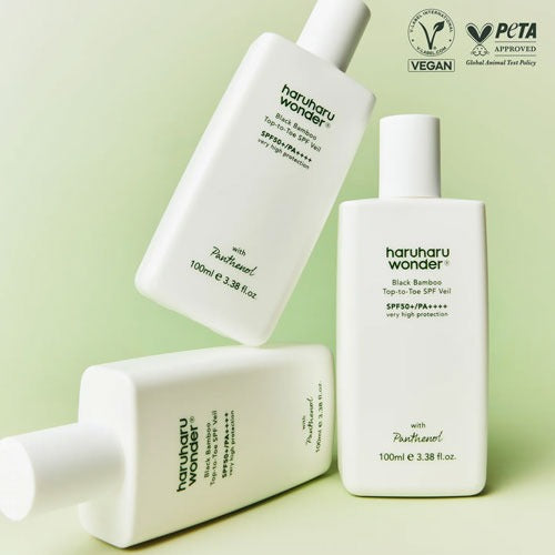 Haruharu Wonder Black Bamboo Top-to-Toe SPF Veil SPF50+ PA++++ 100ml