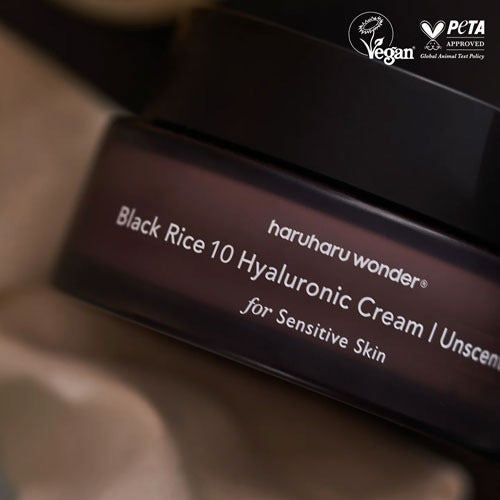 Haruharu Wonder Black Rice 10 Hyaluronic Cream Unscented 50ml