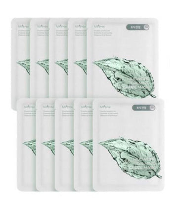 ISNTREE MUGWORT CALMING GAUZE MASK 10ea