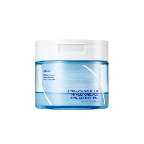 ISNTREE ULTRA-LOW MOLECULAR HYALURONIC ACID ZINC COOLING PAD 150ml(60ea)