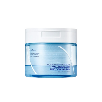 ISNTREE ULTRA-LOW MOLECULAR HYALURONIC ACID ZINC COOLING PAD 150ml(60ea)