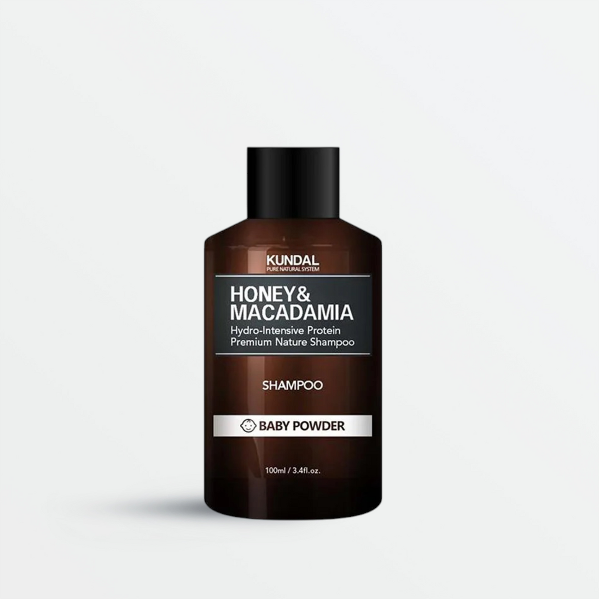 KUNDAL Honey & Macadamia Nature Shampoo 100ml - Baby Powder