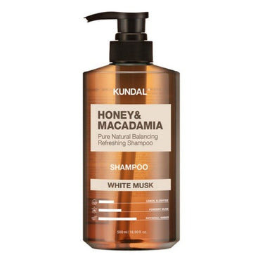 KUNDAL Honey & Macadamia Nature Shampoo 500ml - White Musk