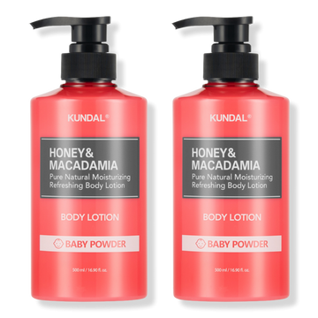 KUNDAL Honey & Macadamia Pure Body Lotion 500ml - Baby Powder