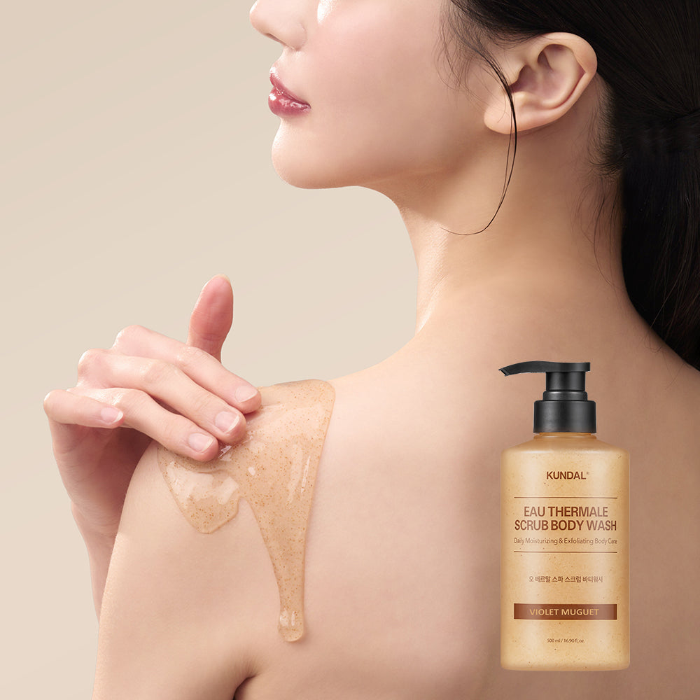 KUNDAL Scrub Body Wash 500ml - Leatehr Iris