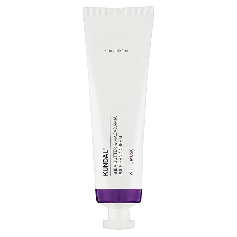 KUNDAL Shea Butter & Macadamia Pure Hand Cream 50ml - White Musk