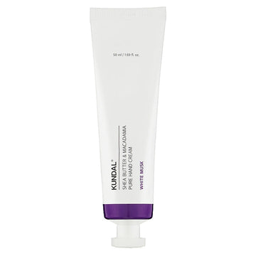 KUNDAL Shea Butter & Macadamia Pure Hand Cream 50ml - White Musk