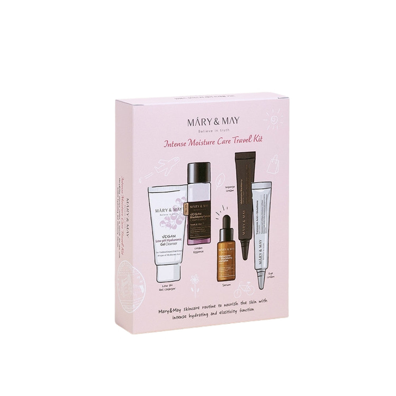 Mary&May Intense Moisture Care Travel Kit (5pcs)
