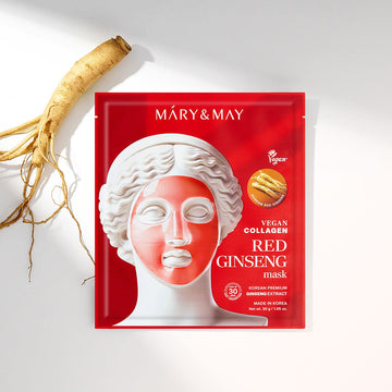 Mary&May Vegan Collagen Red Ginseng Mask (30g x 4)