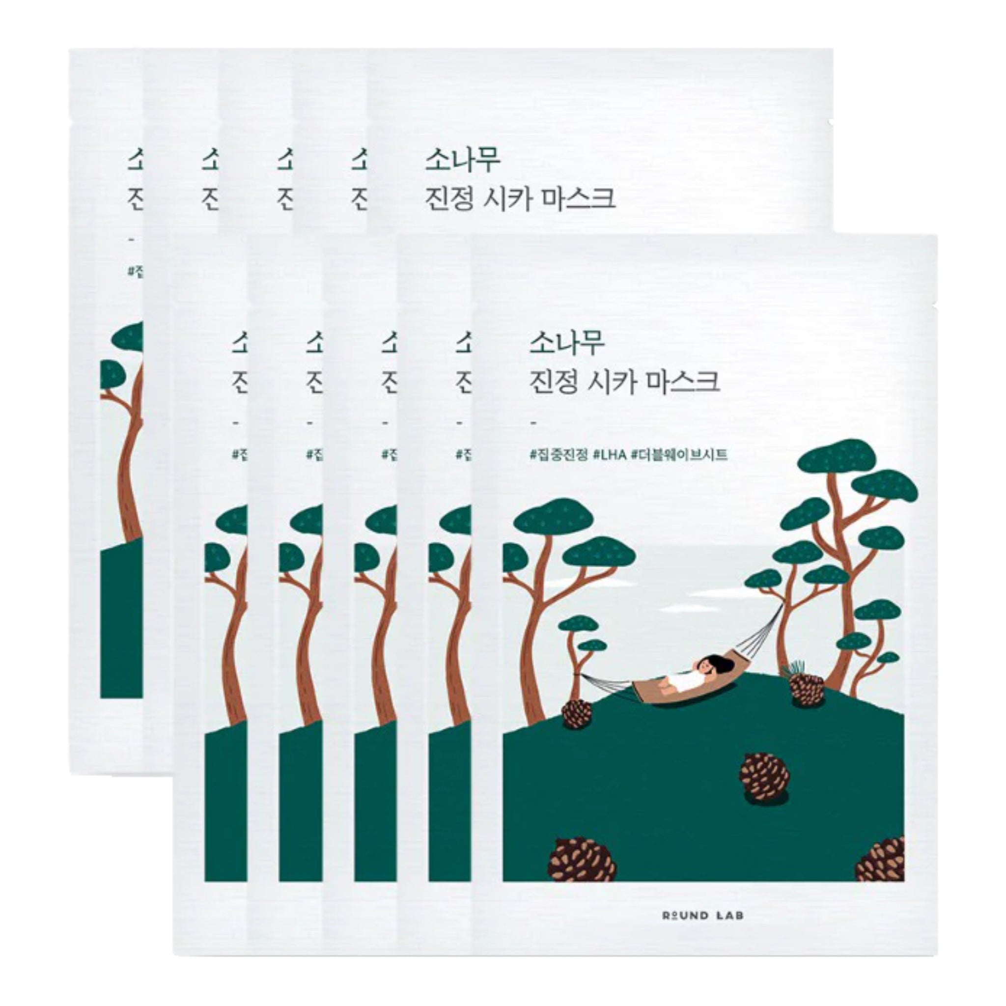 ROUND LAB PINE CALMING CICA MASK SHEET 27ml (10ea)
