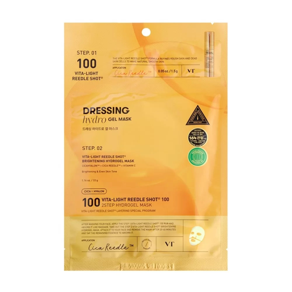 VT Cosmetics  VITA-LIGHT REEDLE SHOT® 100 2STEP HYDROGEL MASK