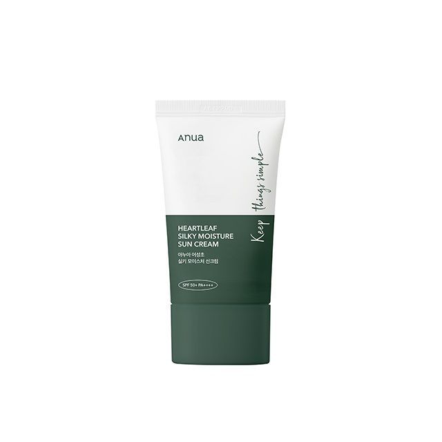 ANUA HEARTLEAF SILKY MOISTURE SUNCREAM 50ml
